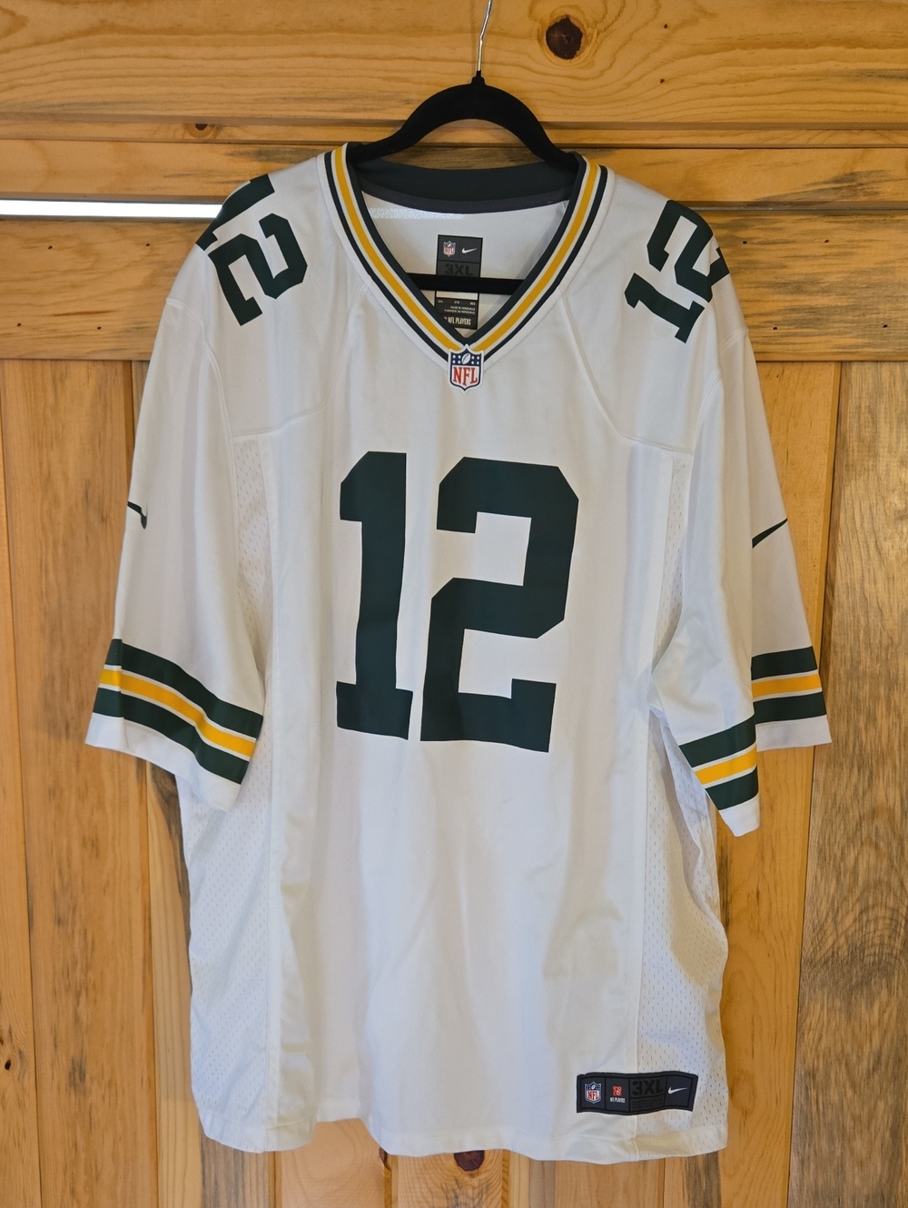 Nike Aaron Rodgers Green Bay Packers #12 Jersey 3xl On Field